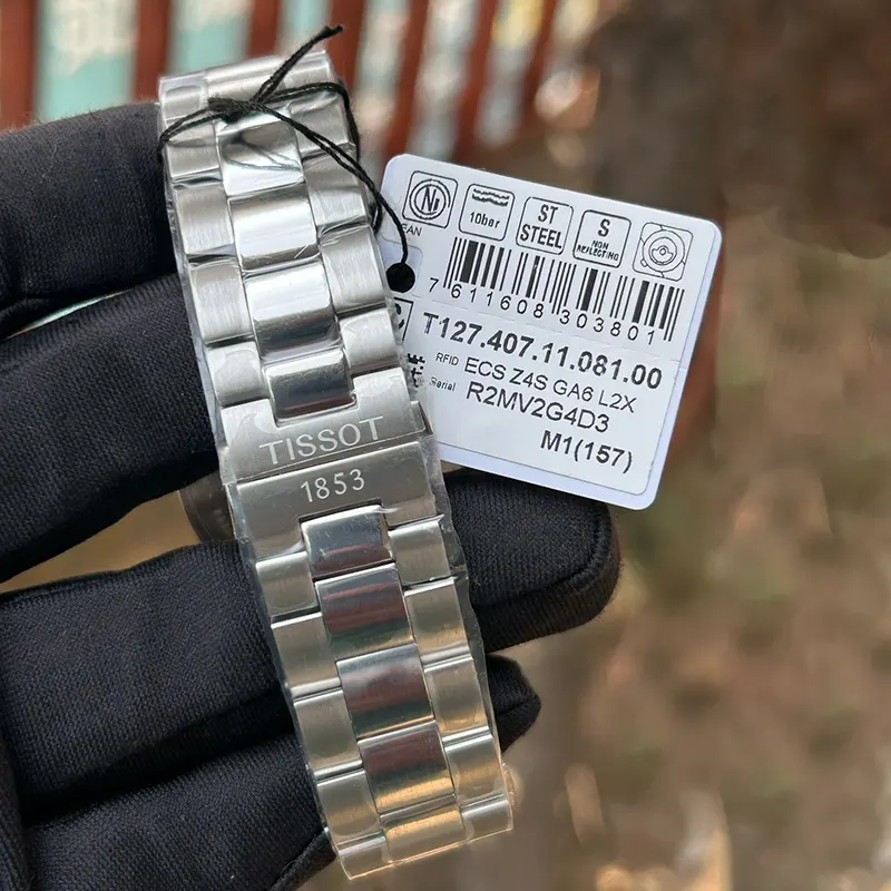 Tissot Gentleman Powermatic 80 Gray Dial Men's Watch- T127.407.11.081.00